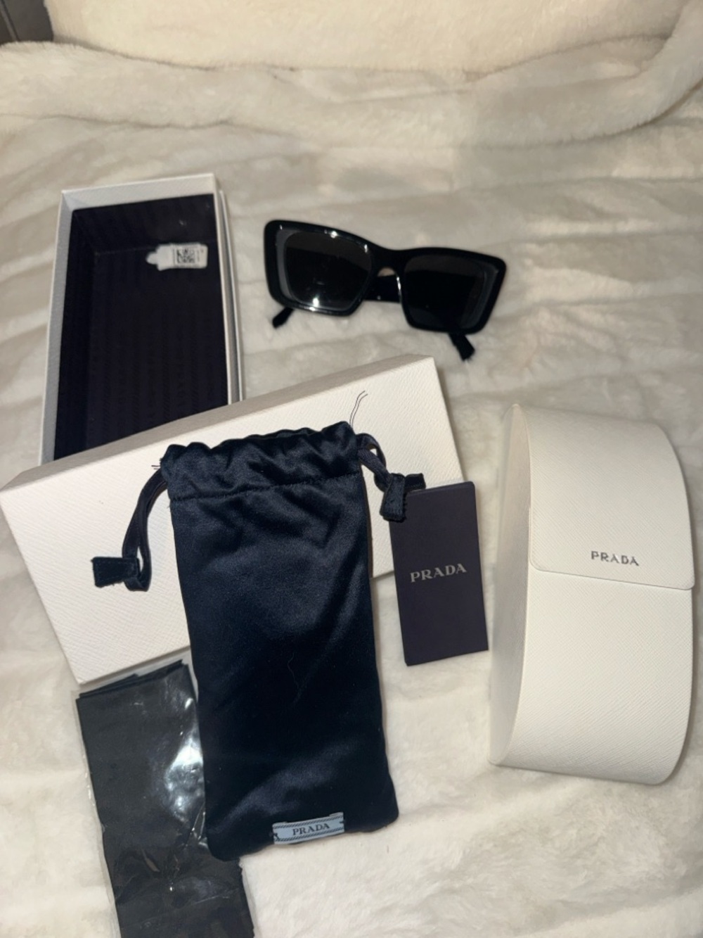 Prada 08YS Symbole Butterfly Black sunglasses
